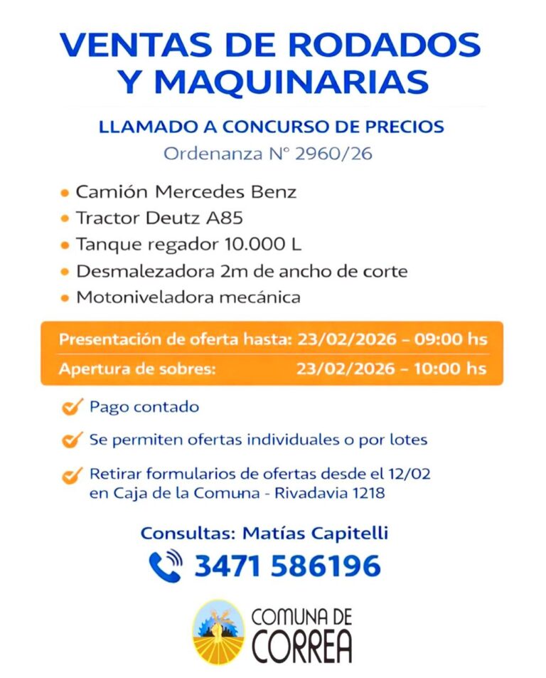 Importante convocatoria de la Comuna de Correa